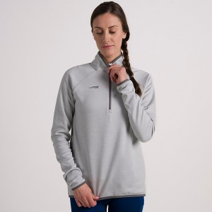 Altra CORE 1/2 ZIP Pullover Damen Grau | Schweiz AL8935N91