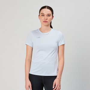 Altra CORE SHORT SLEEVE TEE T-Shirt Damen Blau | Schweiz AL9471L13