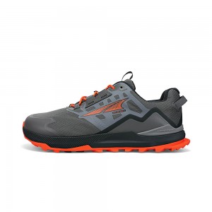 Altra LONE PEAK ALL-WTHR LOW 2 Trailrunning Schuhe Herren Grau Orange | Schweiz AL3475Z12