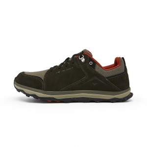 Altra LP ALPINE Wanderschuhe Herren Grün | Schweiz AL2370E93