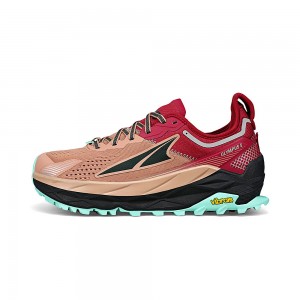 Altra OLYMPUS 5 Trailrunning Schuhe Damen Braun Rot | Schweiz AL0496P15