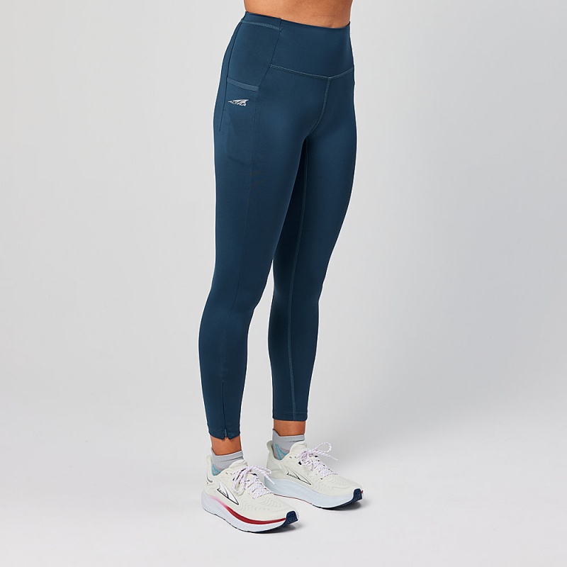 Altra CORE CROP Strumpfhose Damen Blau | Schweiz AL3486R46