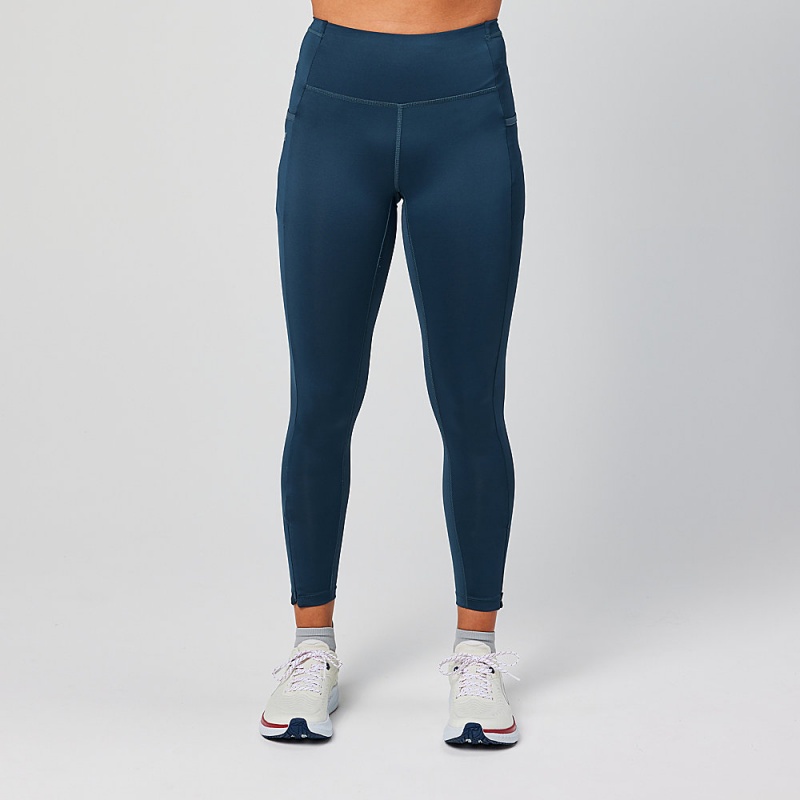 Altra CORE CROP Strumpfhose Damen Blau | Schweiz AL3486R46