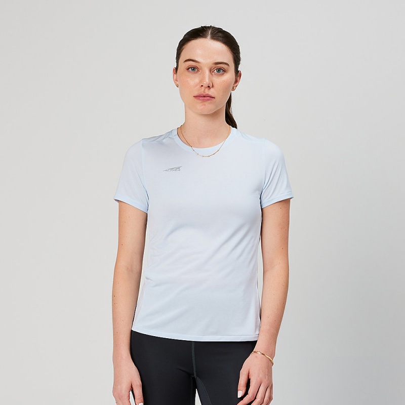 Altra CORE SHORT SLEEVE TEE T-Shirt Damen Blau | Schweiz AL9471L13