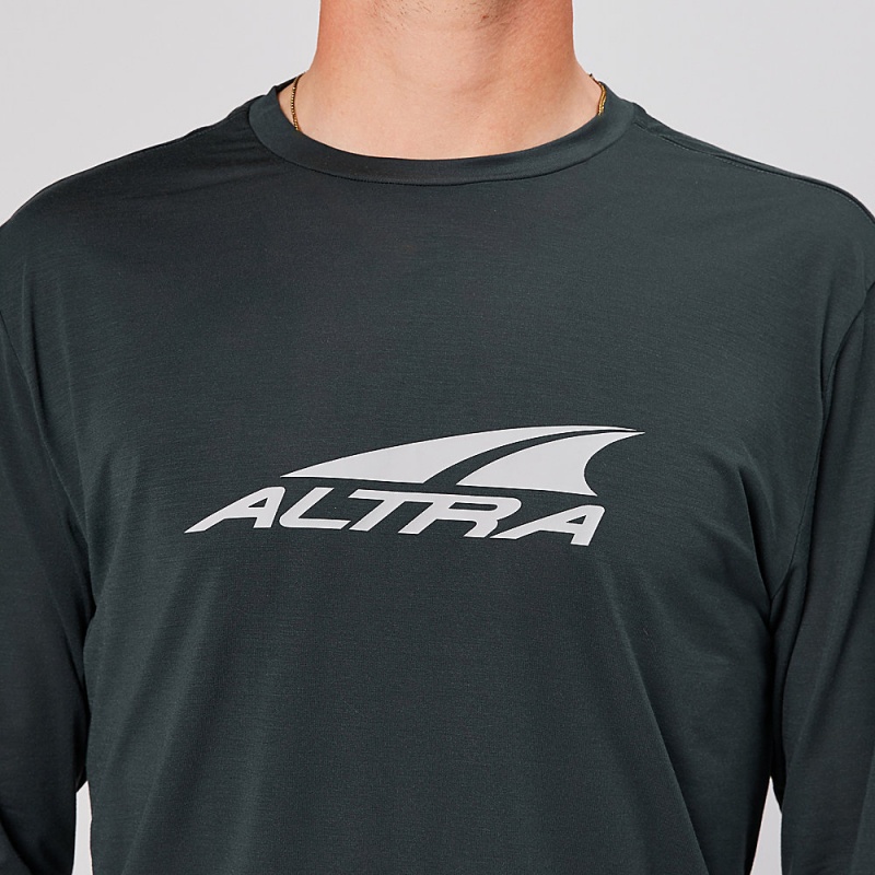 Altra EVERYDAY PERFORMANCE LONG SLEEVE T-Shirt Herren Schwarz | Schweiz AL4213Y51