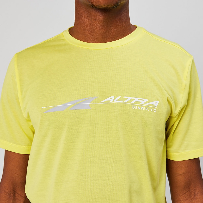 Altra EVERYDAY PERFORMANCE SHORT SLEEVE T-Shirt Herren Gelb | Schweiz AL6314G60