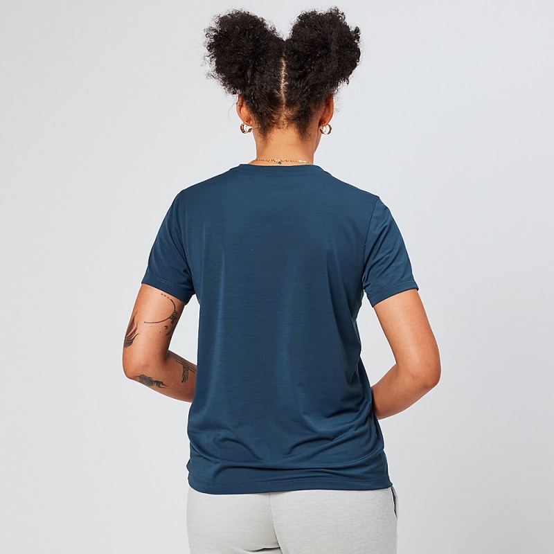 Altra EVERYDAY PERFORMANCE SHORT SLEEVE T-Shirt Damen Navy | Schweiz AL2018C72