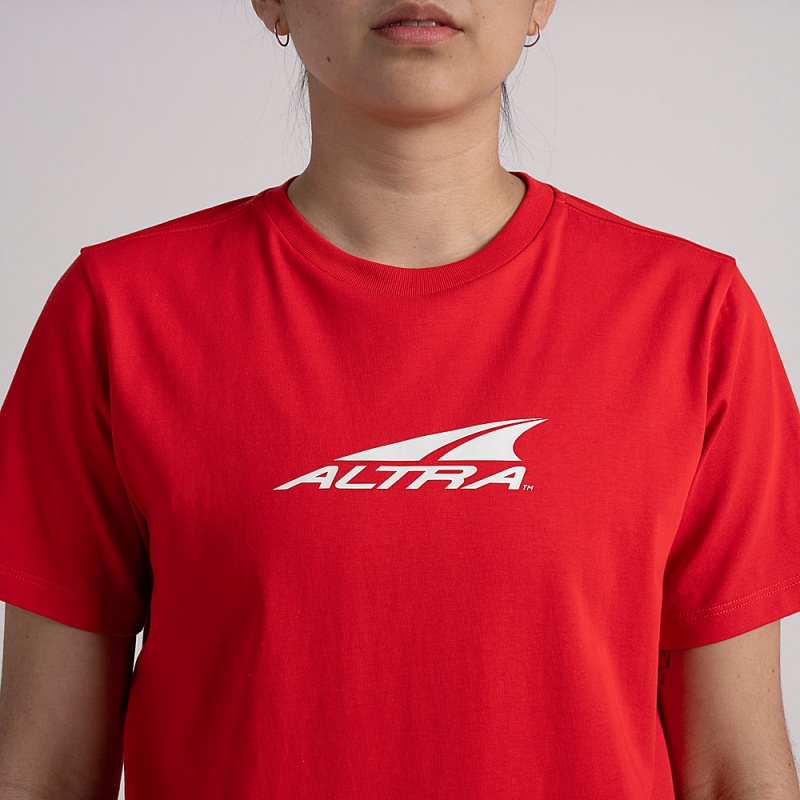 Altra EVERYDAY RECYCLED TEE T-Shirt Damen Rot | Schweiz AL0618G57