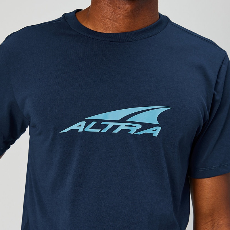 Altra EVERYDAY RECYCLED TEE T-Shirt Herren Blau | Schweiz AL8795P80