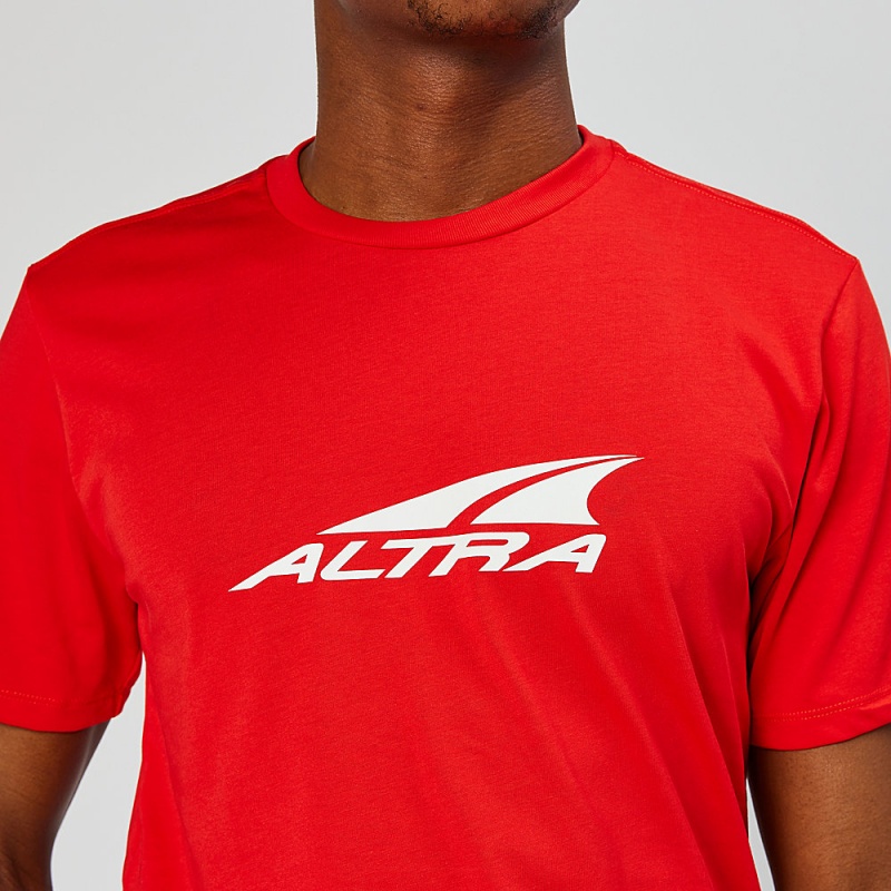 Altra EVERYDAY RECYCLED TEE T-Shirt Herren Rot | Schweiz AL8109A50