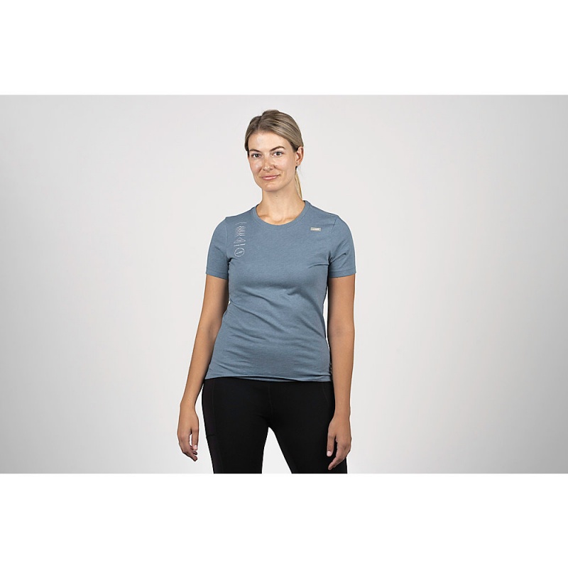 Altra LEGEND SHORT SLEEVE T-Shirt Damen Blau | Schweiz AL7034Y75