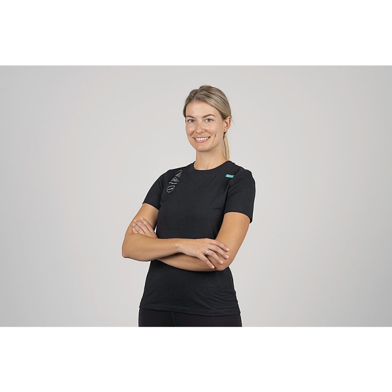 Altra LEGEND SHORT SLEEVE T-Shirt Damen Schwarz | Schweiz AL7836U52