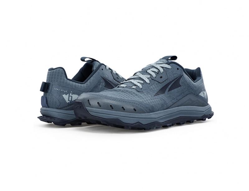 Altra LONE PEAK 6 WIDE Trailrunning Schuhe Damen Navy Hellblau | Schweiz AL6395B49