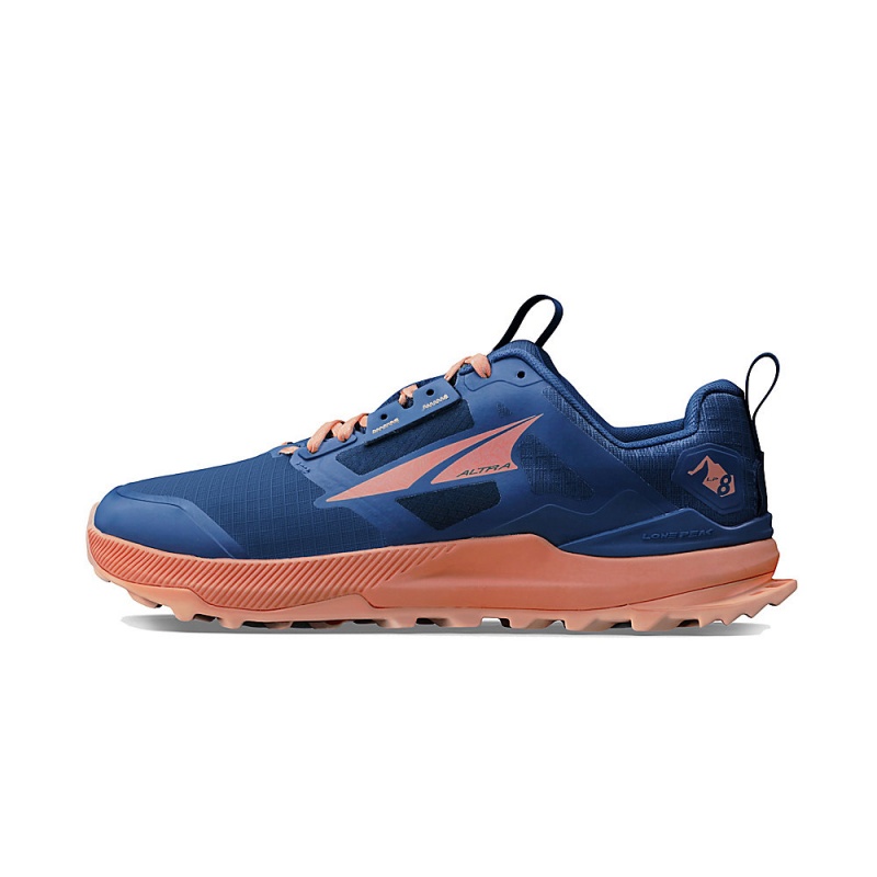 Altra LONE PEAK 8 Trailrunning Schuhe Damen Navy Koralle | Schweiz AL2386G65