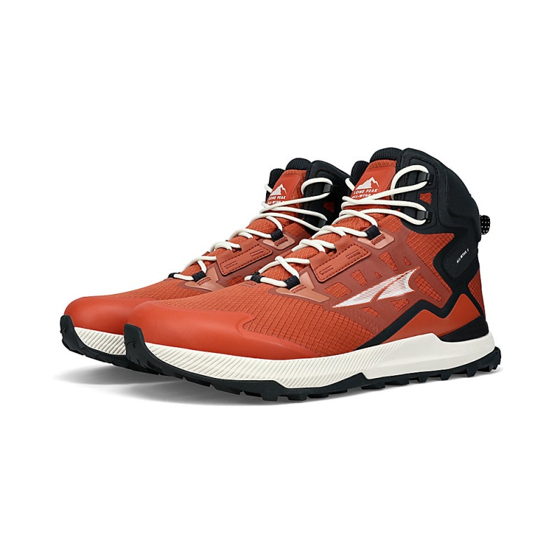 Altra LONE PEAK ALL-WTHR MID 2 Wanderschuhe Herren Orange | Schweiz AL4082K36