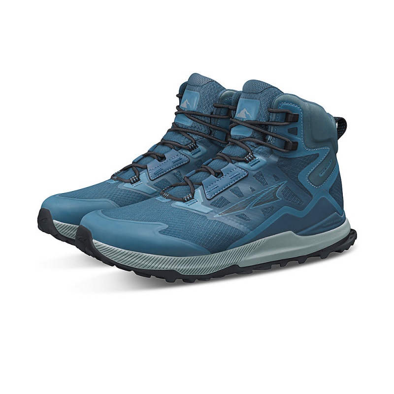 Altra LONE PEAK ALL-WTHR MID 2 Wanderschuhe Herren Blau | Schweiz AL6381L96