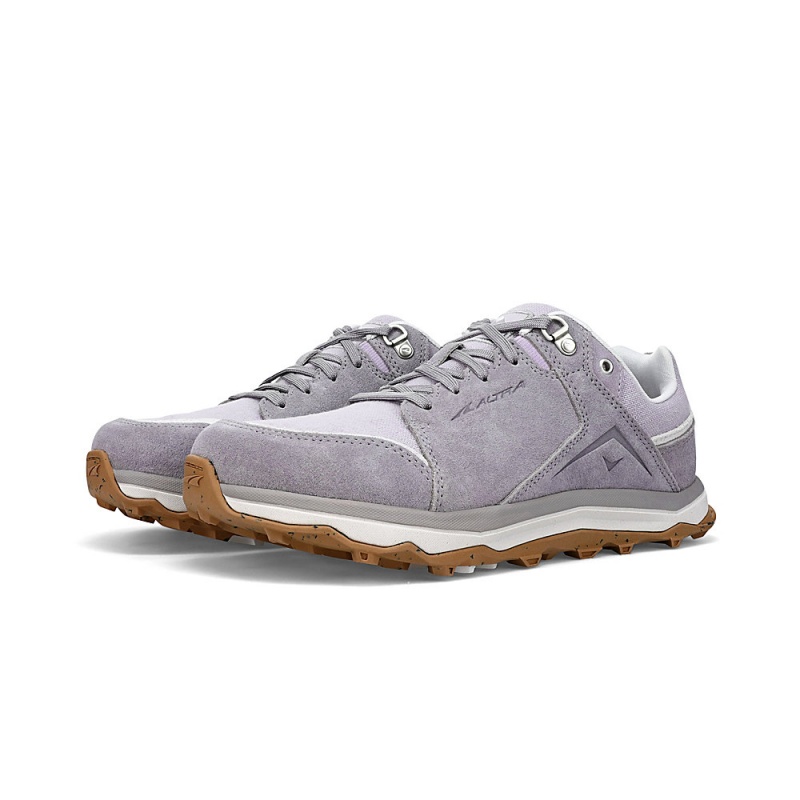 Altra LP ALPINE Wanderschuhe Damen Grau Lila | Schweiz AL4781T40