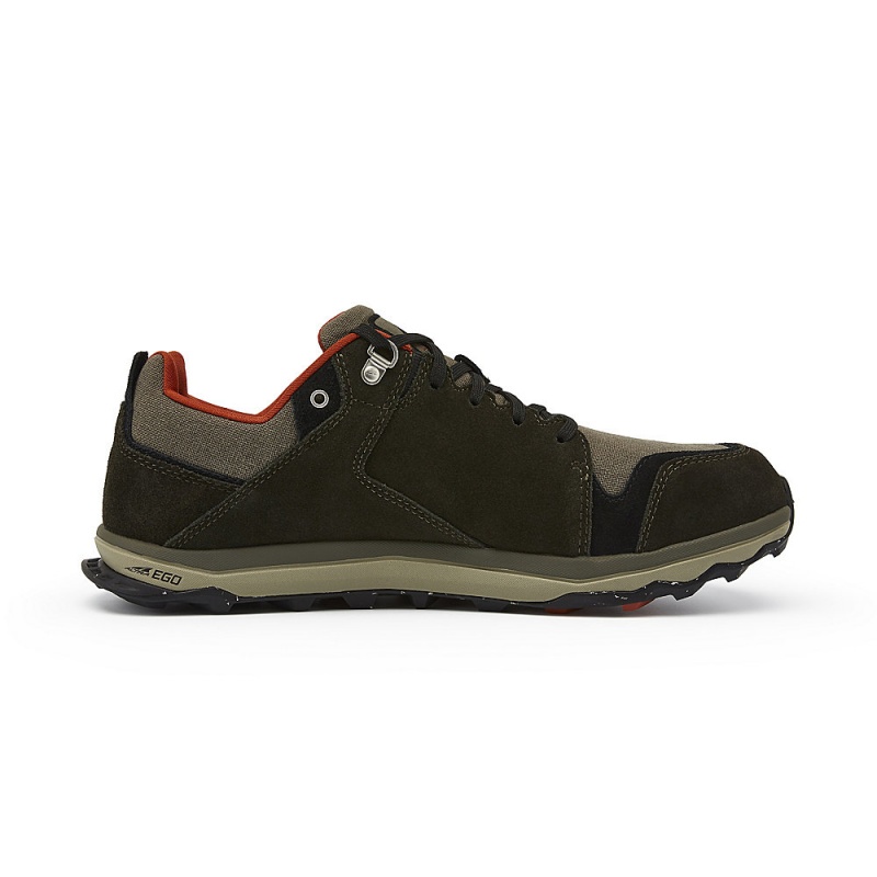 Altra LP ALPINE Wanderschuhe Herren Grün | Schweiz AL2370E93