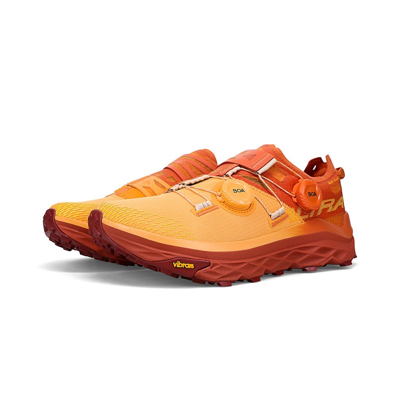 Altra MONT BLANC BOA Trailrunning Schuhe Damen Gelb Orange | Schweiz AL3469T07