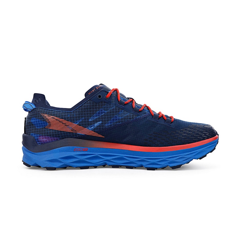 Altra MONT BLANC Trailrunning Schuhe Herren Blau Rot | Schweiz AL7831J16