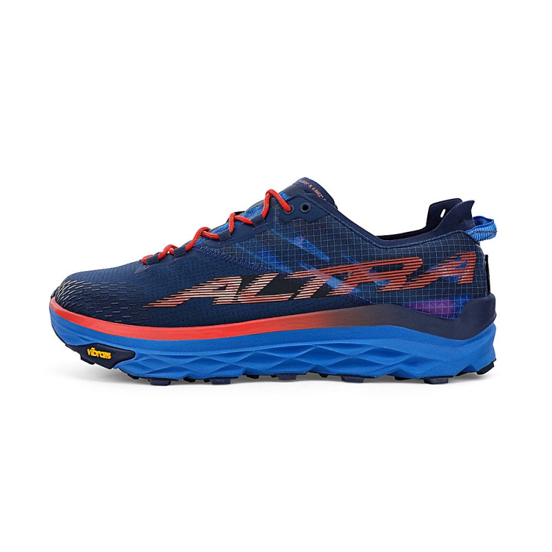 Altra MONT BLANC Trailrunning Schuhe Herren Blau Rot | Schweiz AL7831J16