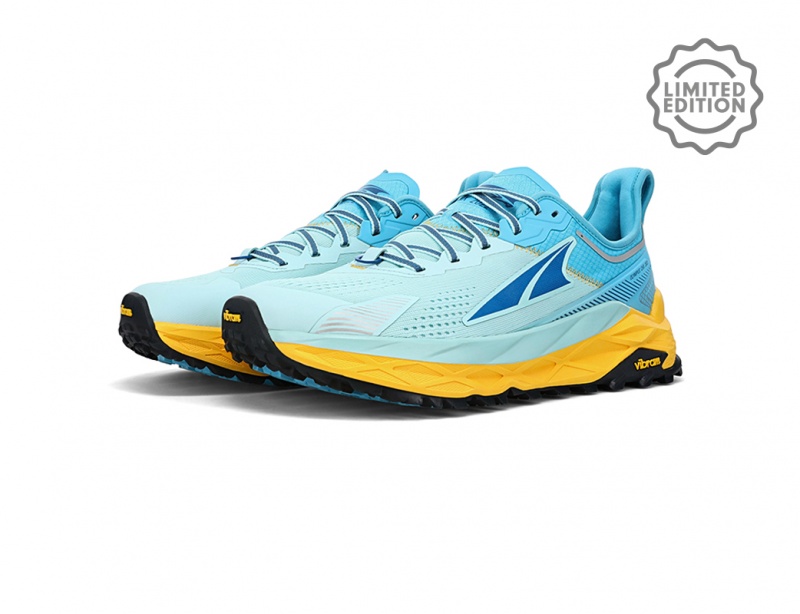 Altra OLYMPUS 5 CHAMONIX Trailrunning Schuhe Herren Weiß Blau | Schweiz AL2034K56