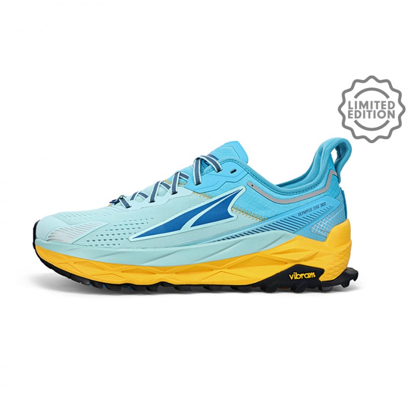 Altra OLYMPUS 5 CHAMONIX Trailrunning Schuhe Herren Weiß Blau | Schweiz AL2034K56