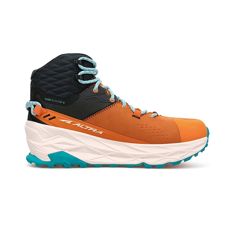 Altra OLYMPUS 5 HIKE MID GTX Trailrunning Schuhe Damen Orange Grau | Schweiz AL7236J19