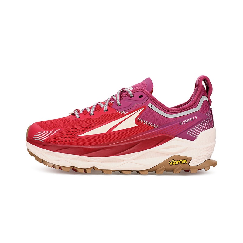 Altra OLYMPUS 5 Trailrunning Schuhe Damen Rot Rosa | Schweiz AL8962T01