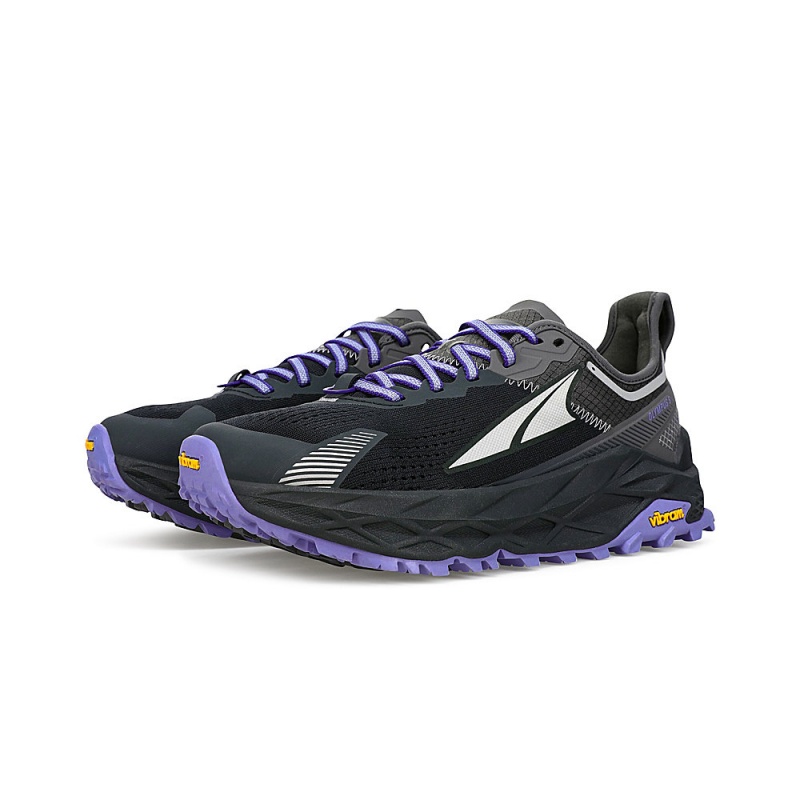 Altra OLYMPUS 5 Trailrunning Schuhe Damen Schwarz Grau | Schweiz AL1956Y14