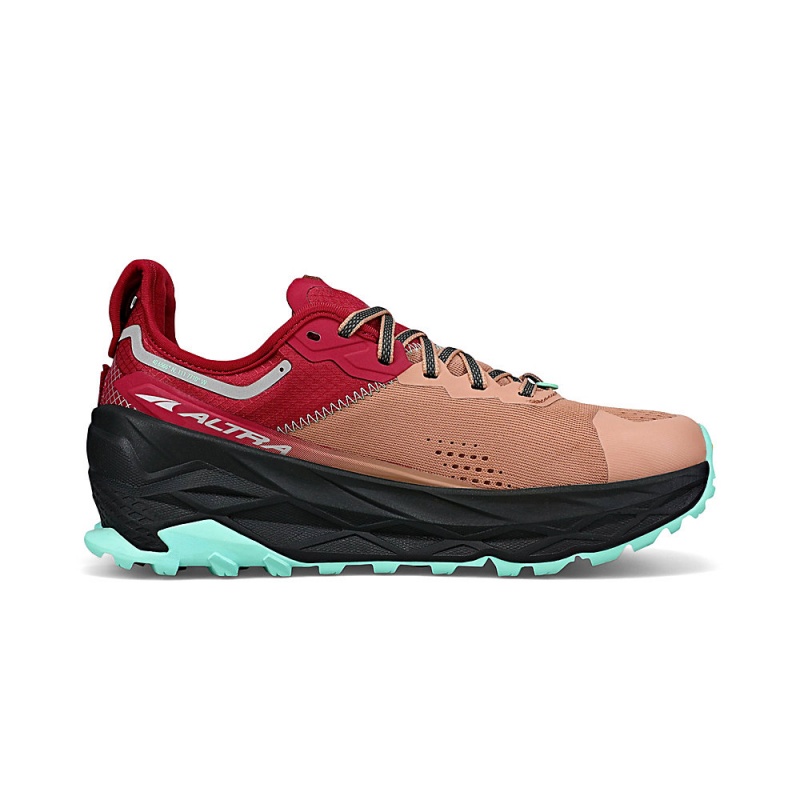 Altra OLYMPUS 5 Trailrunning Schuhe Damen Braun Rot | Schweiz AL0496P15