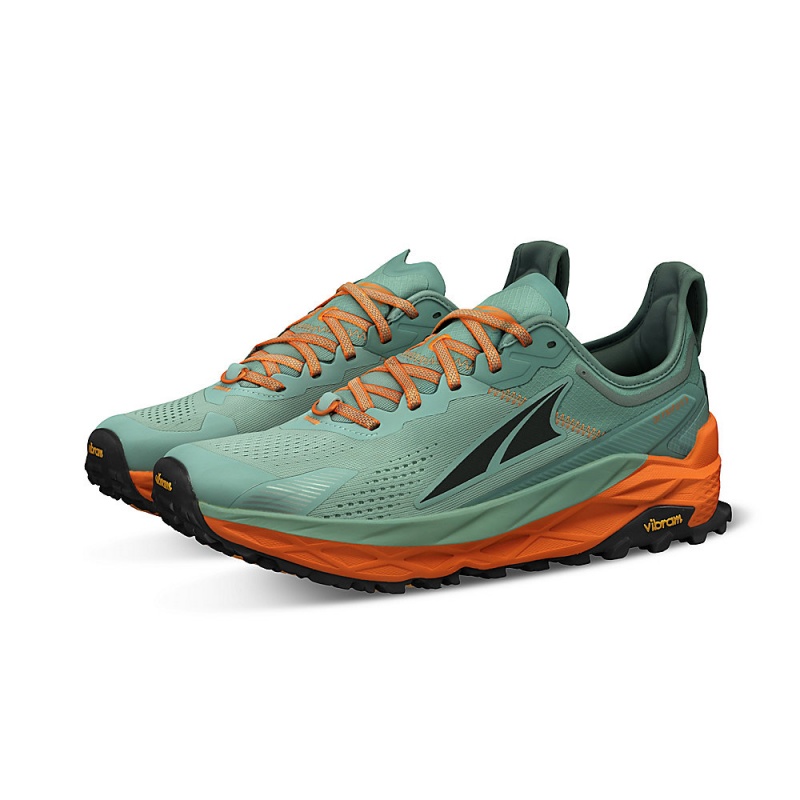 Altra OLYMPUS 5 Trailrunning Schuhe Herren Grau Orange | Schweiz AL3206J53