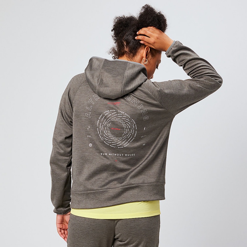 Altra RUN WITHOUT RULES Hoodie Damen Grau | Schweiz AL8215T80