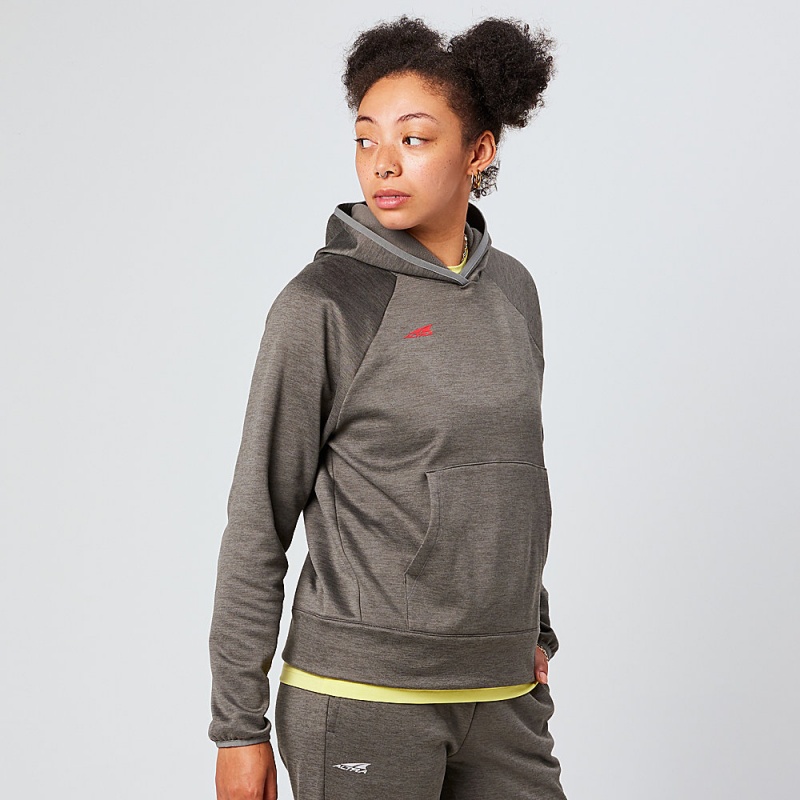 Altra RUN WITHOUT RULES Hoodie Damen Grau | Schweiz AL8215T80