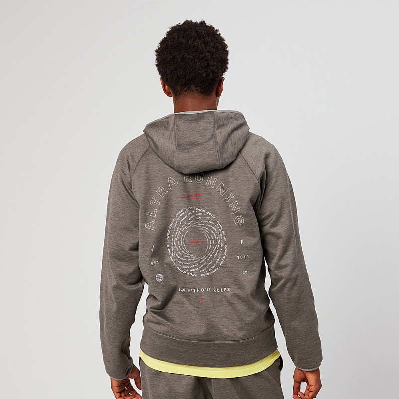 Altra RUN WITHOUT RULES Hoodie Herren Grau | Schweiz AL0417M36