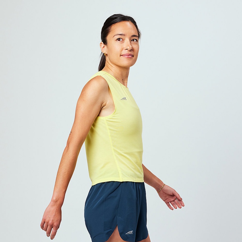 Altra TRAIL Tanktop Damen Gelb | Schweiz AL7591J93