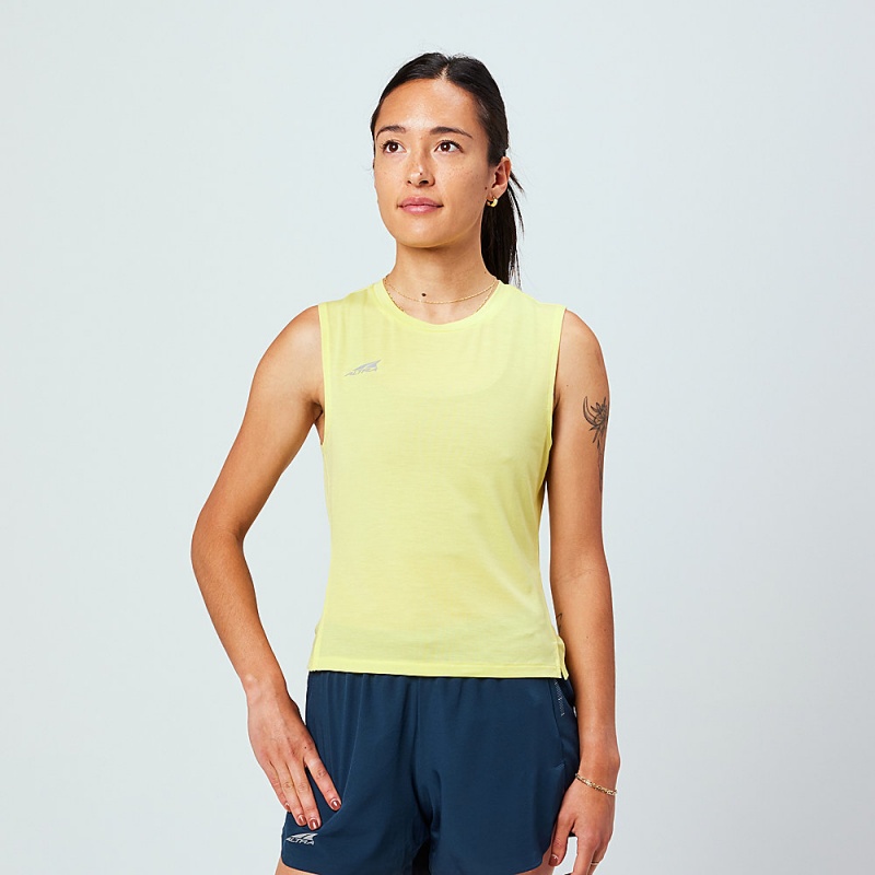 Altra TRAIL Tanktop Damen Gelb | Schweiz AL7591J93