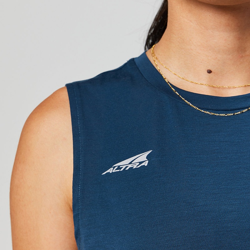 Altra TRAIL Tanktop Damen Navy | Schweiz AL7136K51