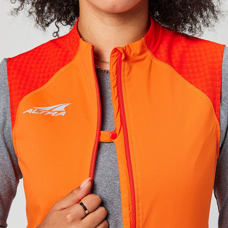 Altra TRAIL WIND VEST Jacken Damen Rot | Schweiz AL6245M90