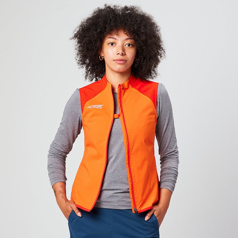 Altra TRAIL WIND VEST Jacken Damen Rot | Schweiz AL6245M90