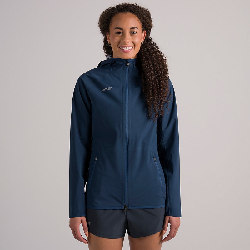 Altra WATERPROOF RUN Jacken Damen Navy | Schweiz AL2403C26